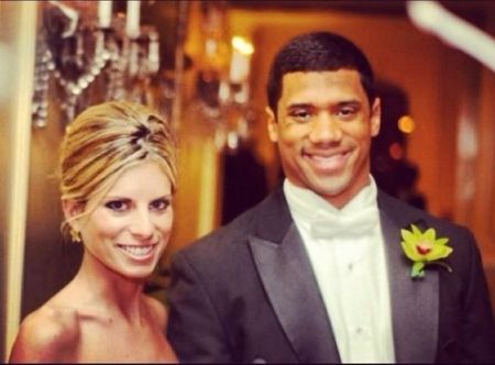 Russell wilson with former wife, Ashton